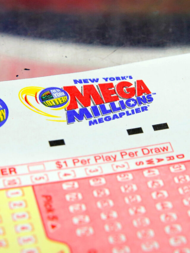 Image: A ticket is seen ahead of the Mega Millions lottery draw which reached a jackpot of $415 Million in Manhattan, New York, U.S.